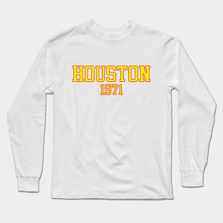 Houston 1971 (variant) Long Sleeve T-Shirt